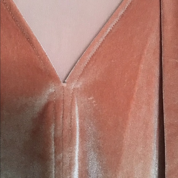 NWOT Madewell Coral Velvet Tie-Neck Top - Picture 5 of 5